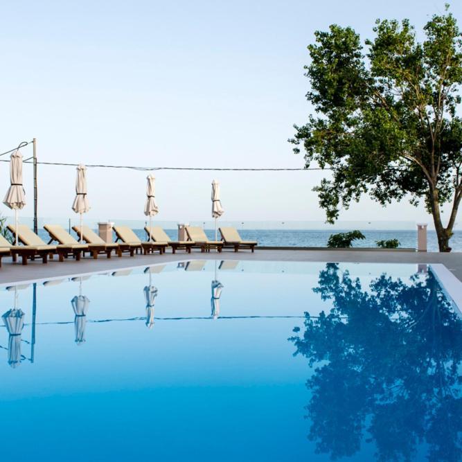 Sea And Creek Villa กาเตลิออส ภายนอก รูปภาพ